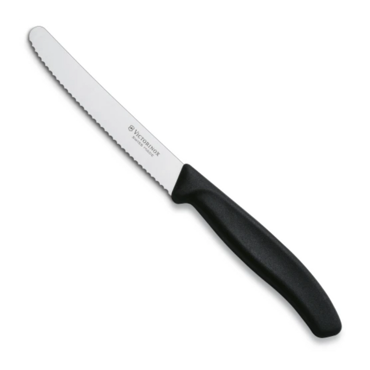 Victorinox Paring Knife Serrated Black 11cm
