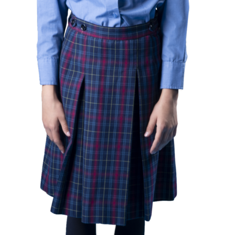 Pleated Skirt Tartan Junior Size 18