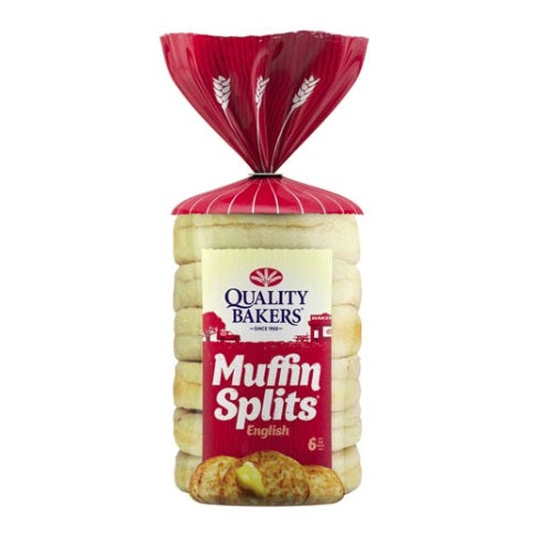 Quality Bakers English Muffin Splits 390g