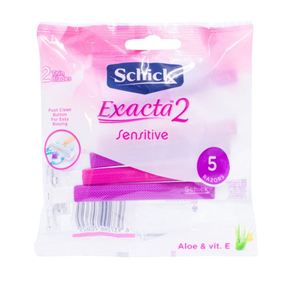 Schick Silk 2 Sensitive Disposable Shaver Womens 5pk