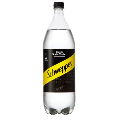 Schweppes Classic Soda Water 1.5L