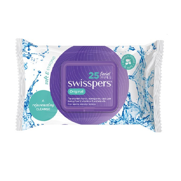 Swisspers Original Facial Wipes 25