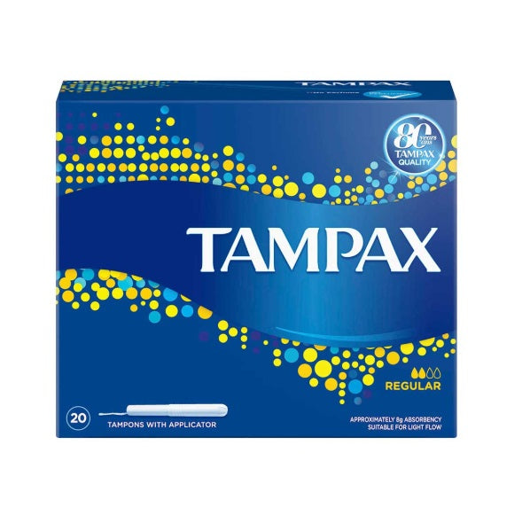 Tampax Regular Tampons With Applicator 20pk