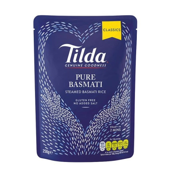 Tilda Pure Steamed Basmati Rice 250g