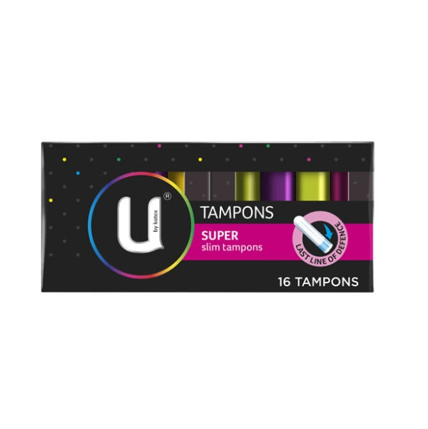 U by Kotex Super Slim Tampons 16pk