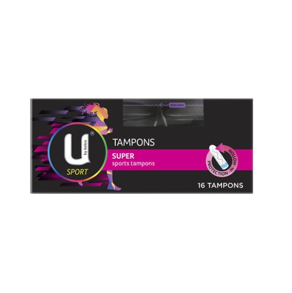 U by Kotex Tampons Super Sport 16