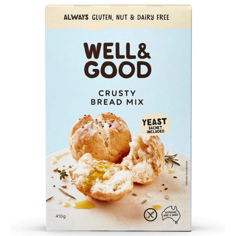 Well & Good Gluten Free Crusty Bread Mix 410g