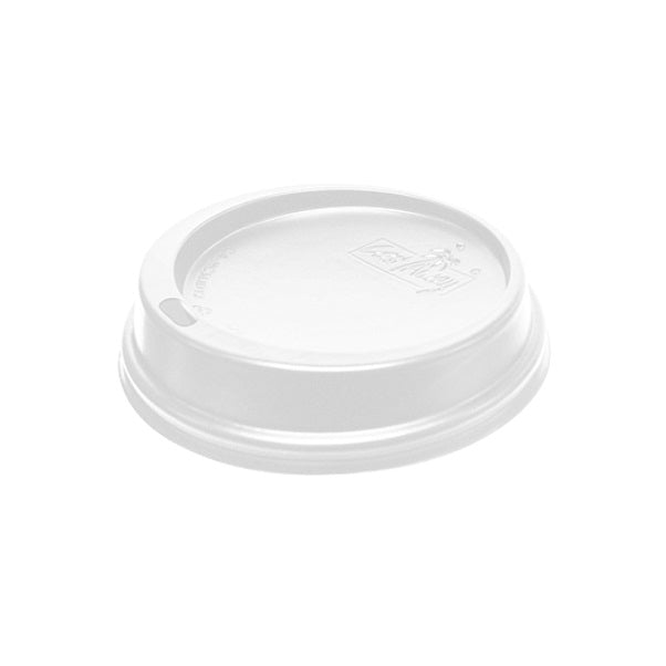 C&C Disposable White Coffee Lids 50pk fits C&C cups